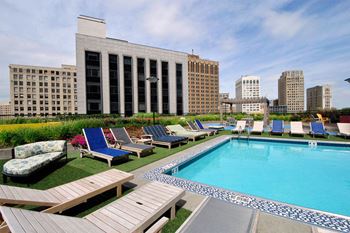Rooftop swimming pool